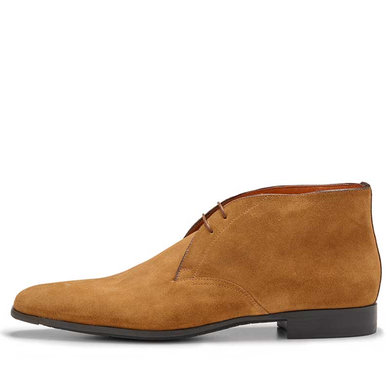 bolvormig onwetendheid scheiden Santoni Veterboot William Brown Suede | essentialschoenen.nl