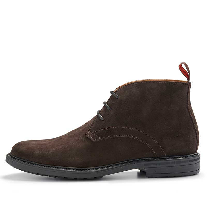 Greve Veterboot Barbour Dark Brown Suede