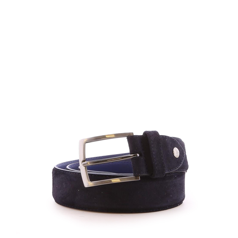 Floris van Bommel Riem Blue Seude 15.72