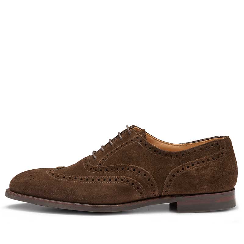 Crockett & Jones Veterschoen Westgate 2 Dark Brown Suede