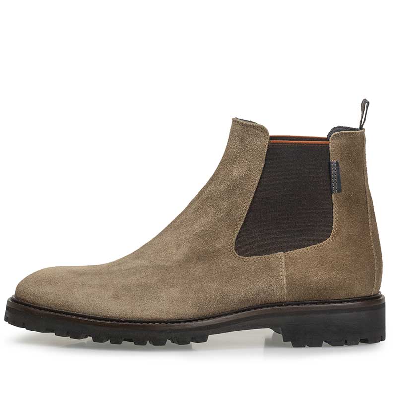 Floris van Bommel Chelseaboot Sturdi Light Brown Suede