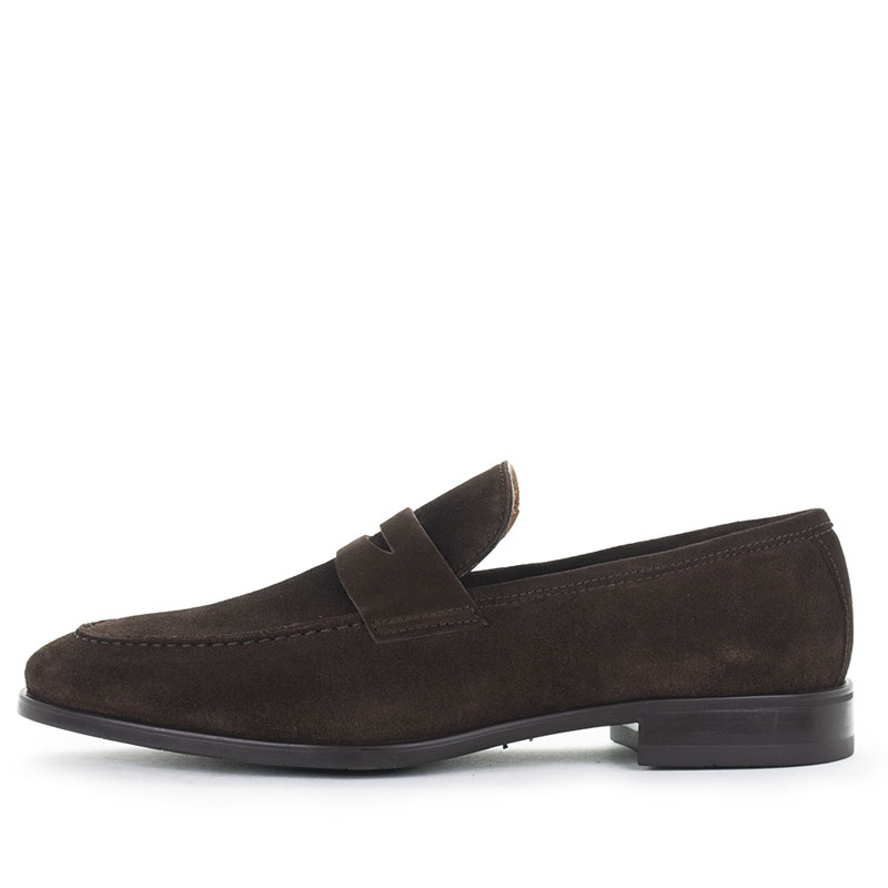 Giorgio Loafer Dark Brown Suede 