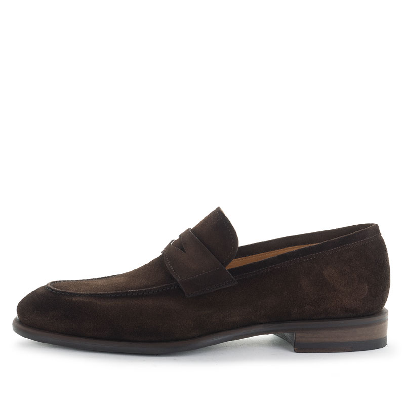 Magnanni Loafer Mid Brown Suede