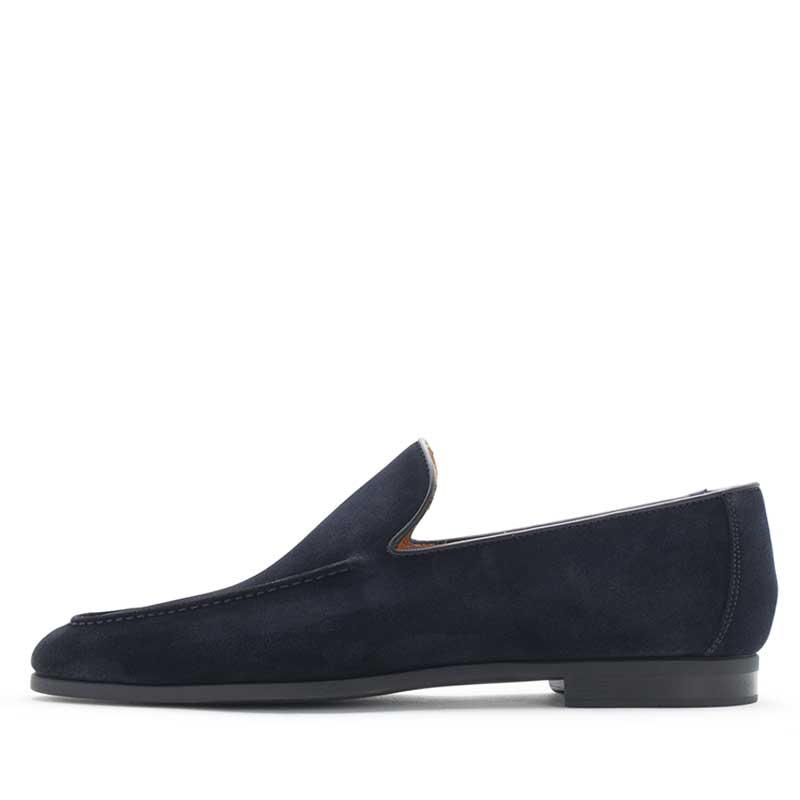 Magnanni Loafer Navy Suede