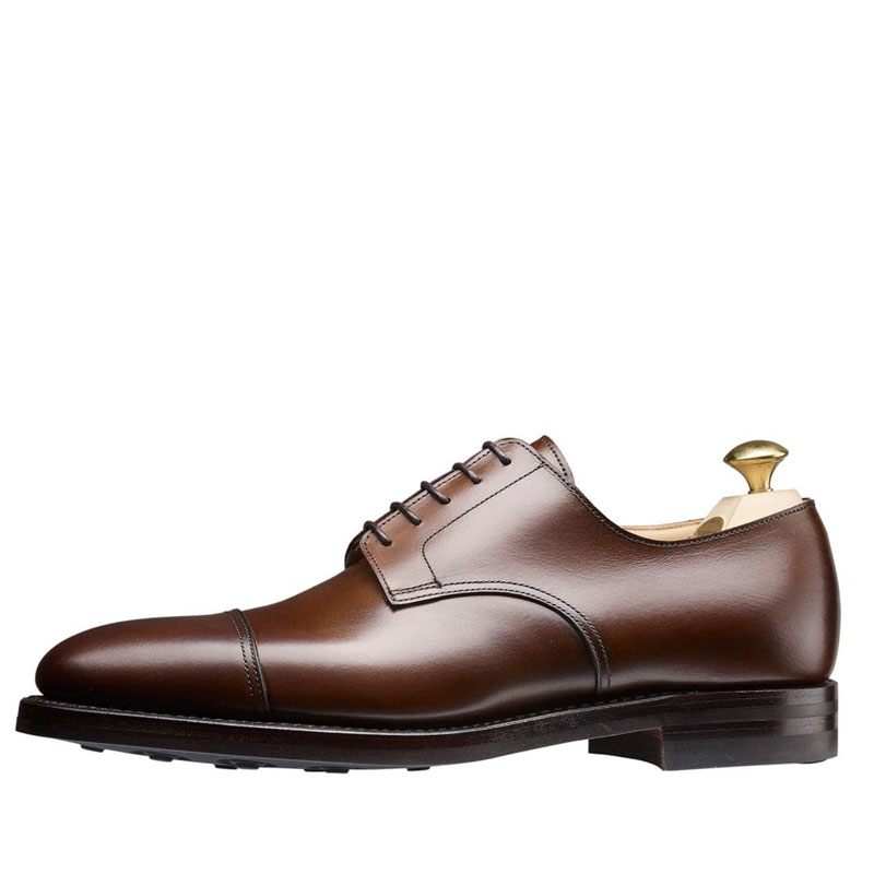 Crockett & Jones Veterschoen Ripon Dark Brown Burnished Calf