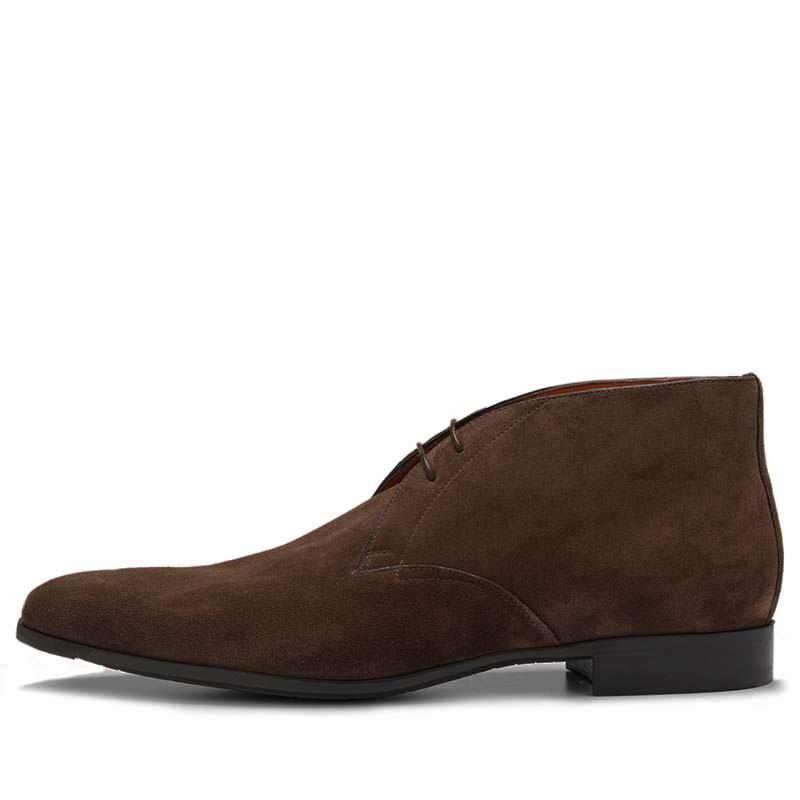 Santoni Veterboot William Dark Brown Suede
