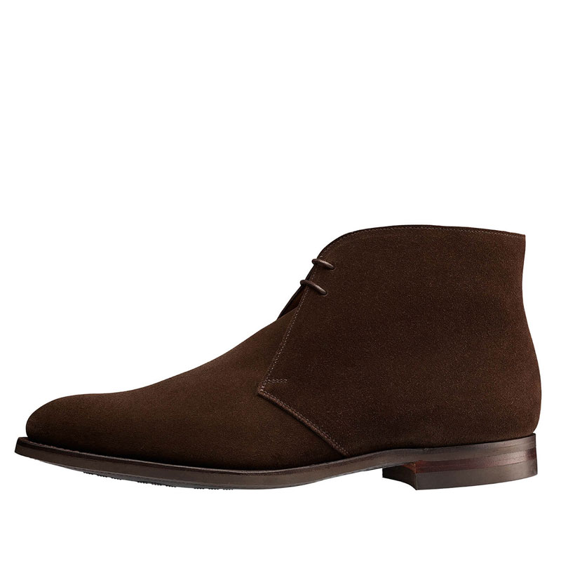 Crockett & Jones Veterboot Upton Dark Oak Suede