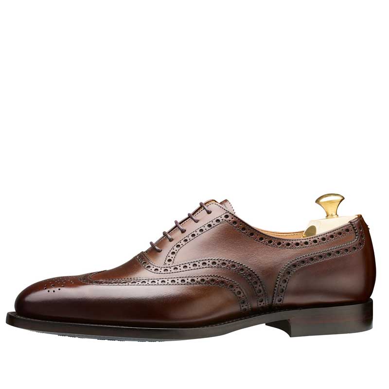 Crockett & Jones Veterschoen Westgate 2 Dark Brown Burnished Calf 