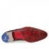Floris van Bommel Veterschoen De Stapper 05.17 Blauw Reptiel 