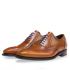 Floris van Bommel Brogue De Loper Cognac Kalfsleder 