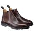 Crockett & Jones Chelseaboot Chelsea 11 Dark Brown Scotch Grain 