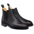Crockett & Jones Chelseaboot Chelsea 5 Black Rough Out Suede 