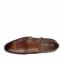 Santoni Gespschoen Carter Dark Brown Calf 