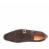 Santoni Gespschoen William Dark Brown Suede 