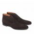 Santoni Veterboot William Dark Brown Suede 