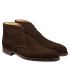 Crockett & Jones Veterboot Tetbury Dark Brown Suede 